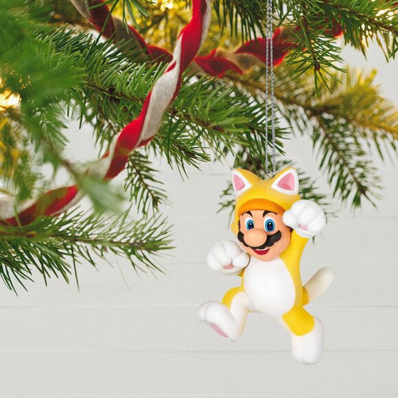 New! Super Mario Bros. Cat Power-Up Hallmark Keepsake Ornament 2023 Nintendo - Picture 5 of 5